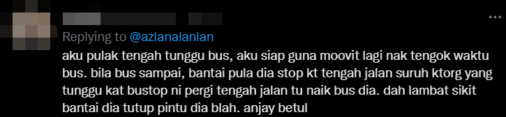 Netizens have shared similar experiences with Rapid Bus drivers. Source: Twitter