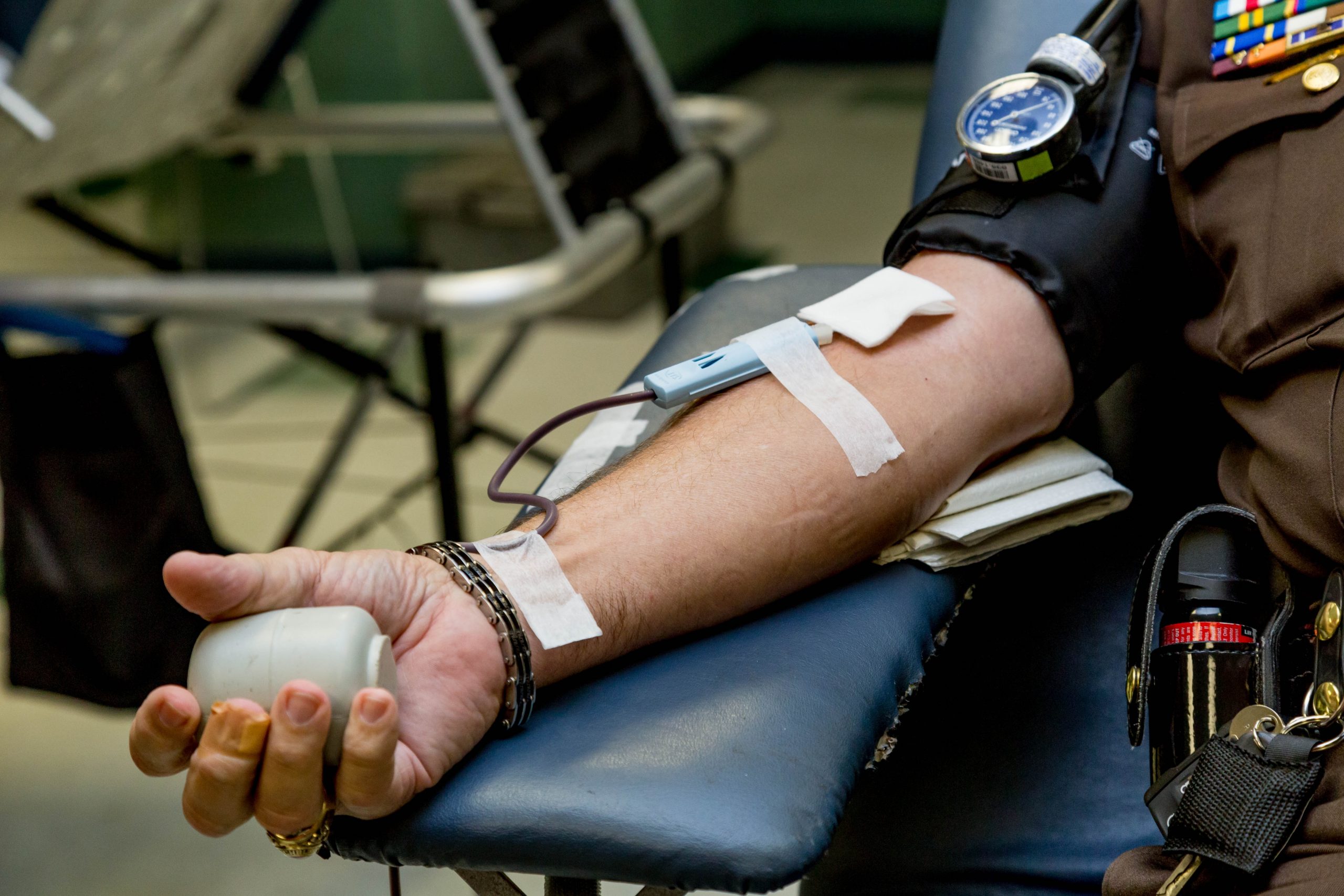 He has donated his own blood 632 times over the past 30 years. Image credit: LuAnn Hunt on Unsplash