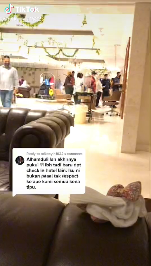 Hotel guests were left stranded after their room reservations were cancelled upon their arrival. Image credit: mikaeyla1822
