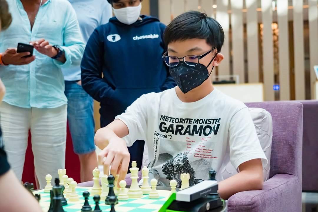 13-year-old Penangite Poh Yu Tian has managed to beat a 64-year-old Slovakian grandmaster during his first Chess Olympiad. Image credit: International Chess Federation