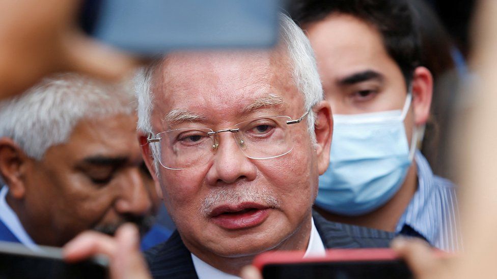 Najib has had his titles revoked by the Sultan of Selangor. Image credit: BBC