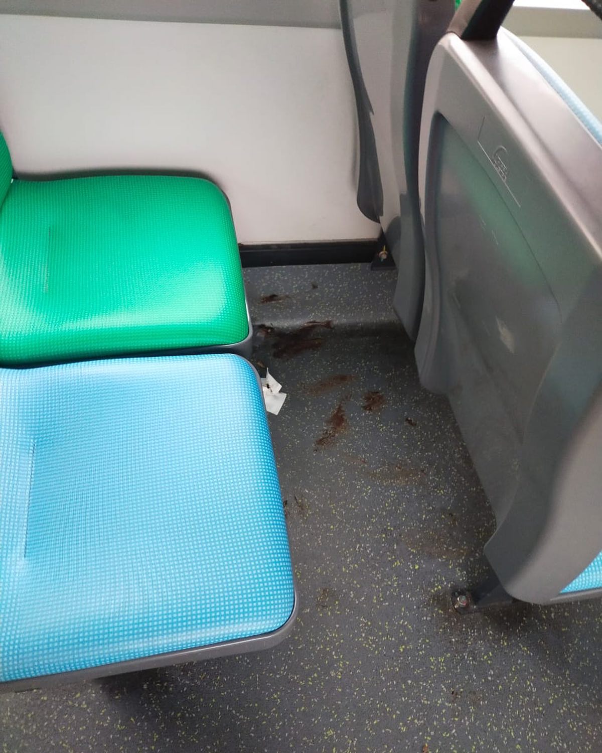 RapidKL claims to have found human feces smeared on the passenger footwell of one of their buses. Image credit: RapidKL