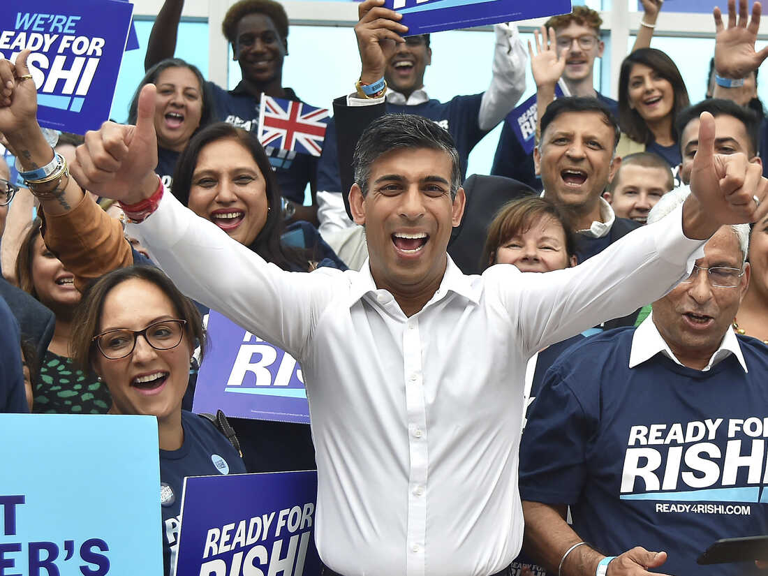 Rishi Sunak, the former Chancellor to the Exchequer, has been announced as the next Prime Minister of the United Kingdom. Image credit: NPR