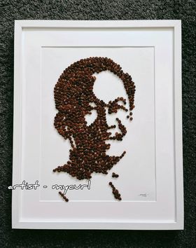 The entire portrait of Anwar took 6 hours to complete. Image credit: Provided to WauPost