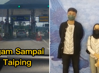 Father drives his son from KL to Taiping for his first date.