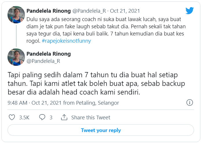 Datuk Pandalela explaining how the coach was protected by the system.