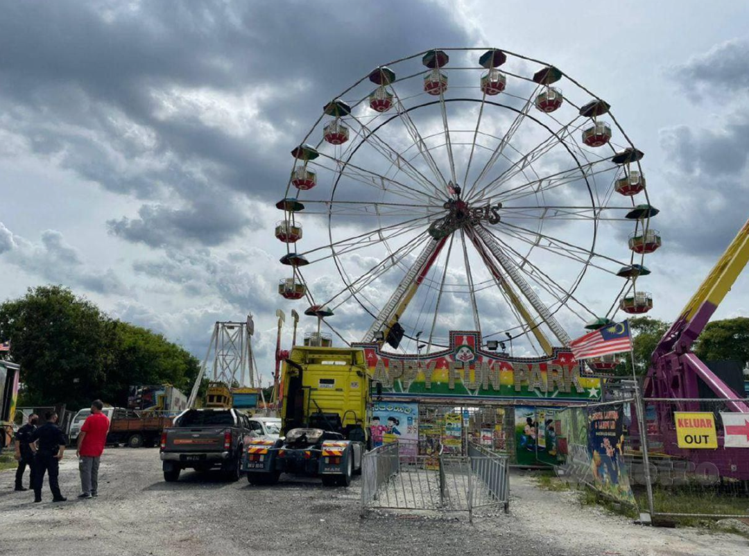 The Ferris wheel that had led to a man's death.