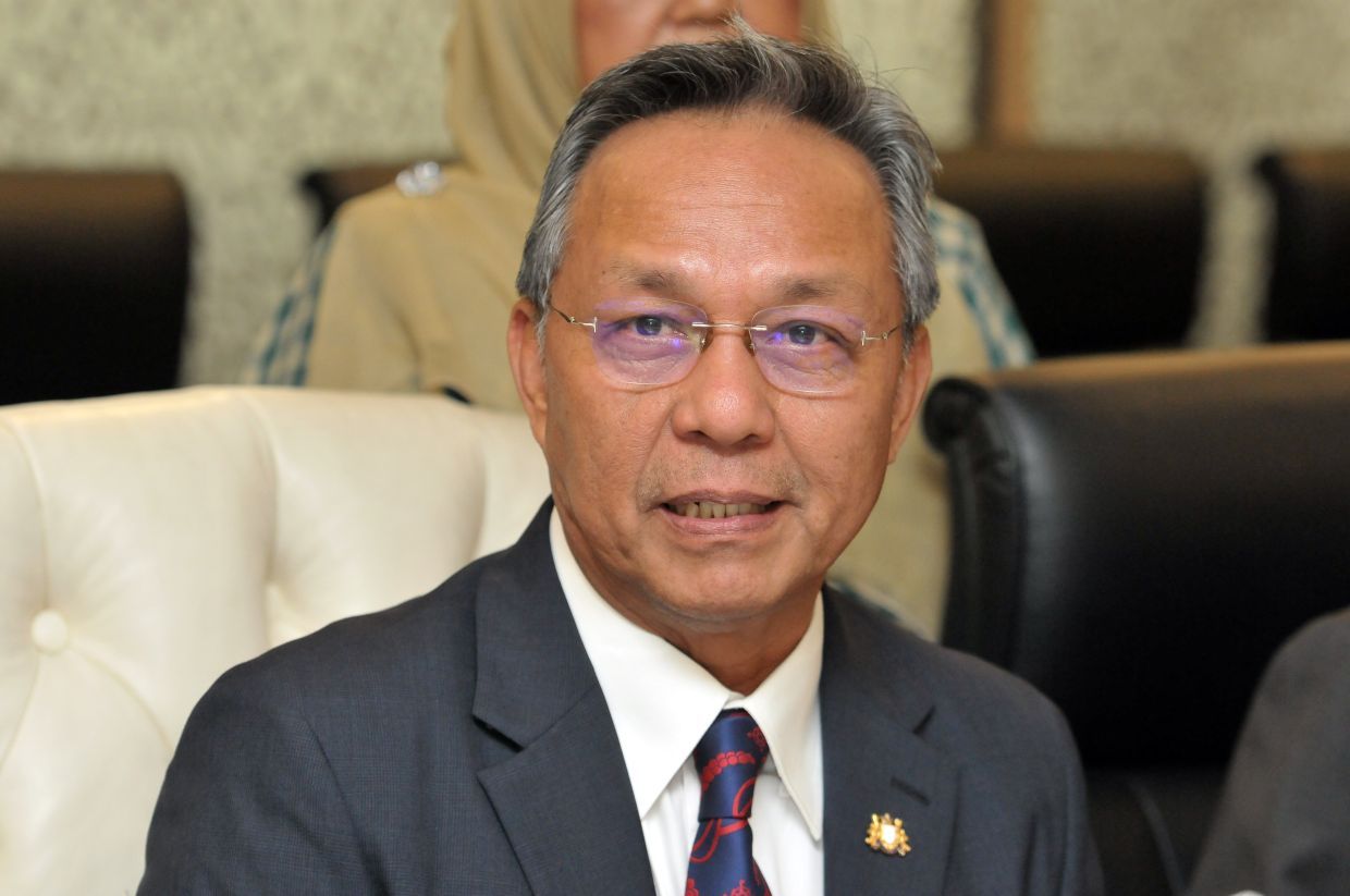 A photo of Johor Mentri Besar Datuk Hasni Mohammad