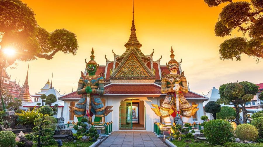 A temple in Thailand.