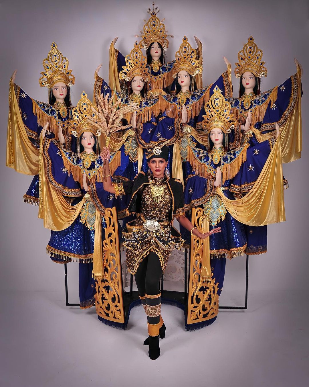 The Ulek Mayang costume that weighed over 50 kilos