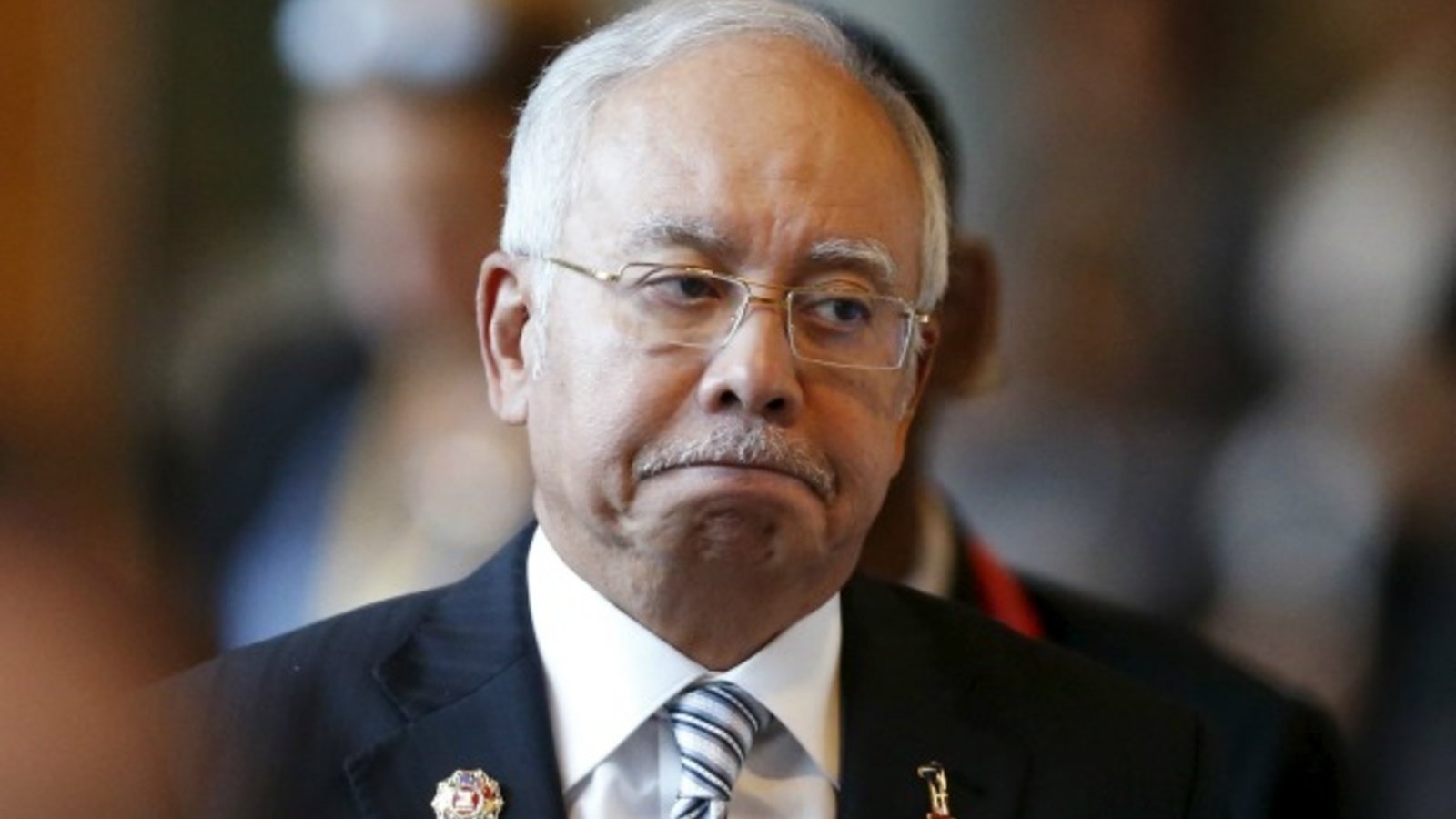 A photo of Najib.