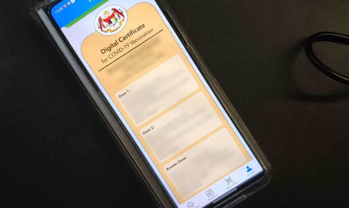 The Philippine authorities have rejected the digital vaccine certificate issued via MySejahtera