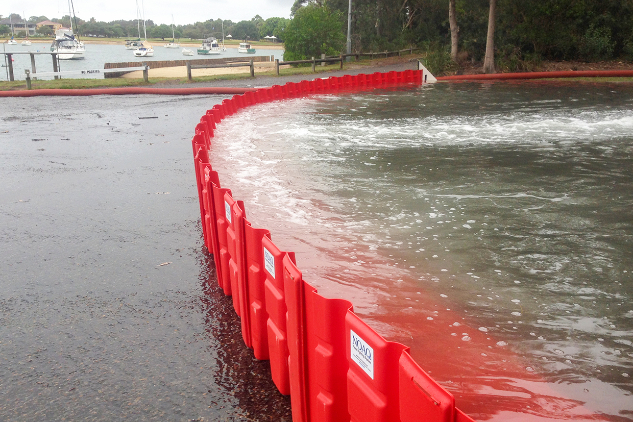 The NOAQ Boxwall flood barrier. Source: NOAQ