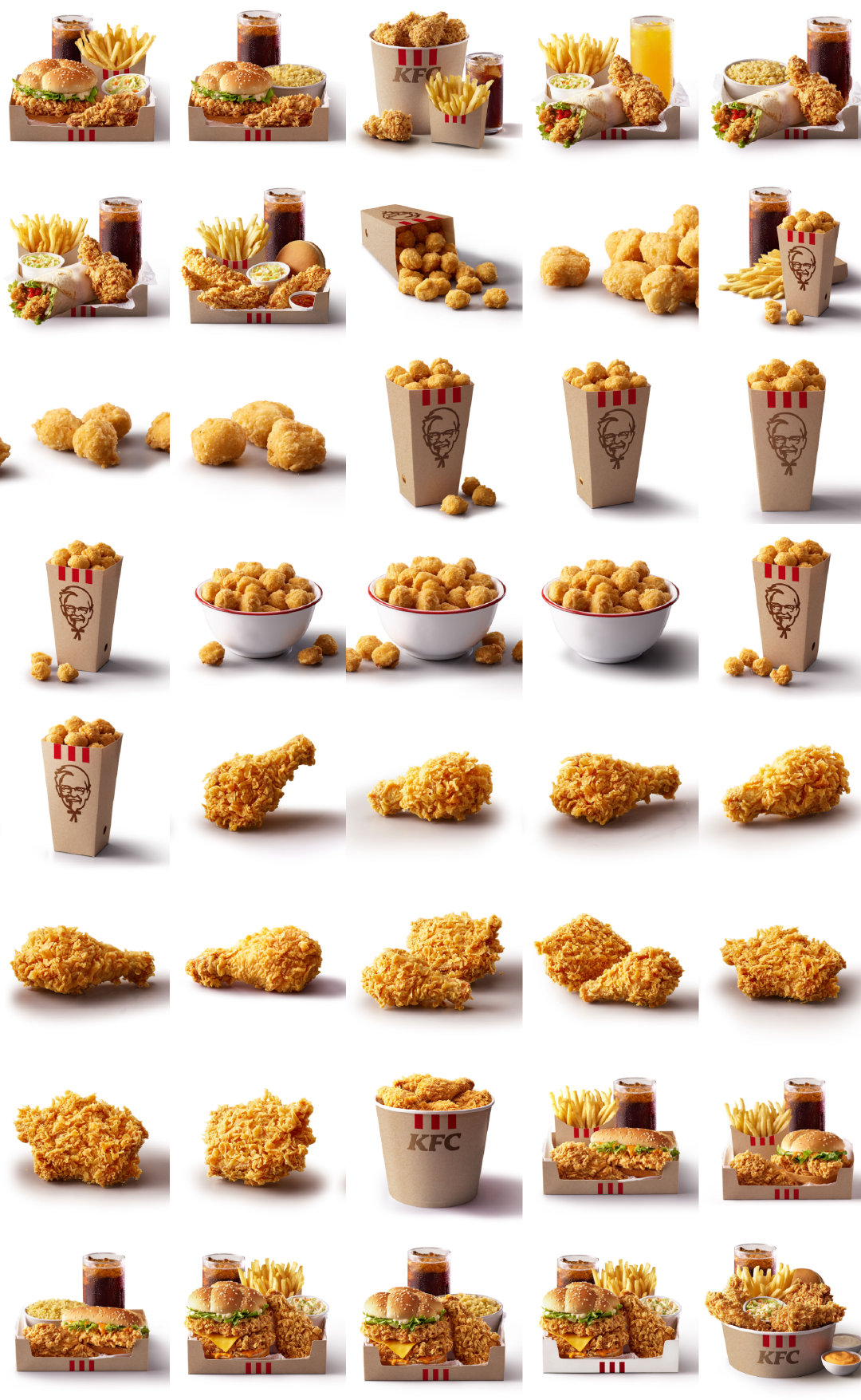 KFC knows that some businesses are secretly stealing their images for their own use, which is why they've set up a stock image repository to share them with everyone for free! Source: Nmia 尼未亞