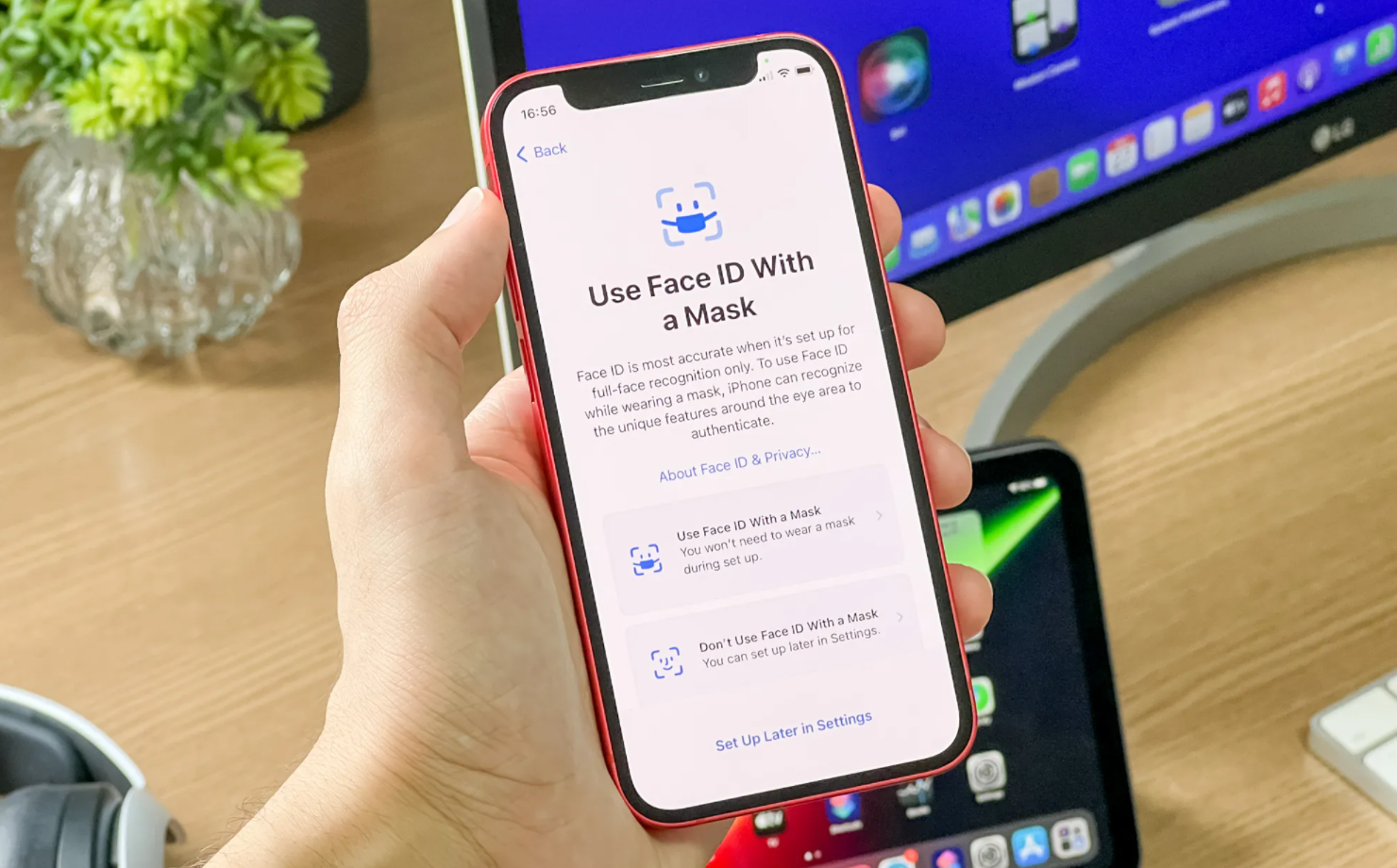 Apple will finally allow users to unlock their iPhones using Face ID with a mask on. Image credit: 9to5 Mac