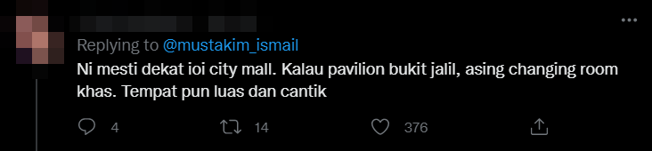 Netizens have also suggested other locations that have made an effort to provide diaper changing rooms for both parents. Source: Twitter