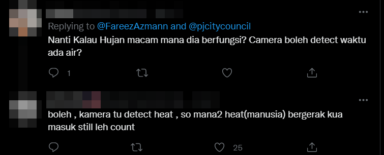 One netizen has explained how the crowd control solution can work by detecting heat signatures. Source: Twitter