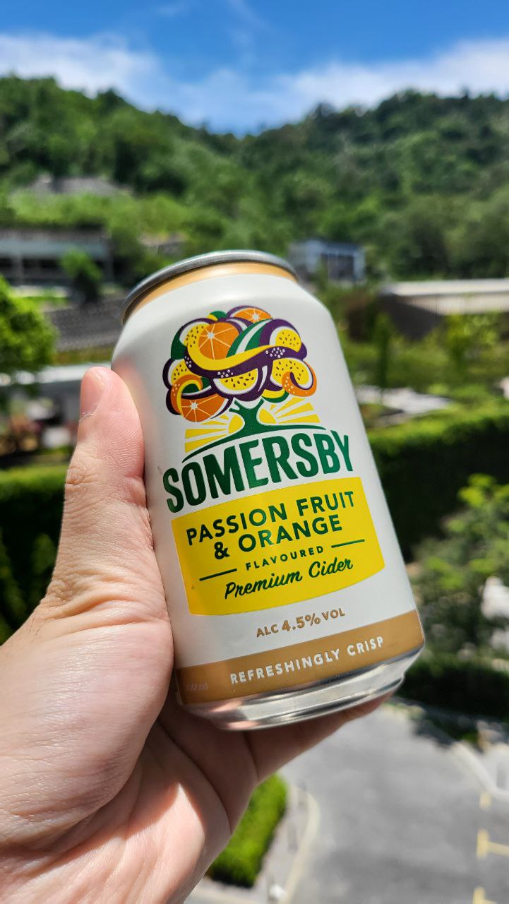 Somersby has introduced its brand-new Passion Fruit & Orange flavour in Malaysia! Source: Wau Post