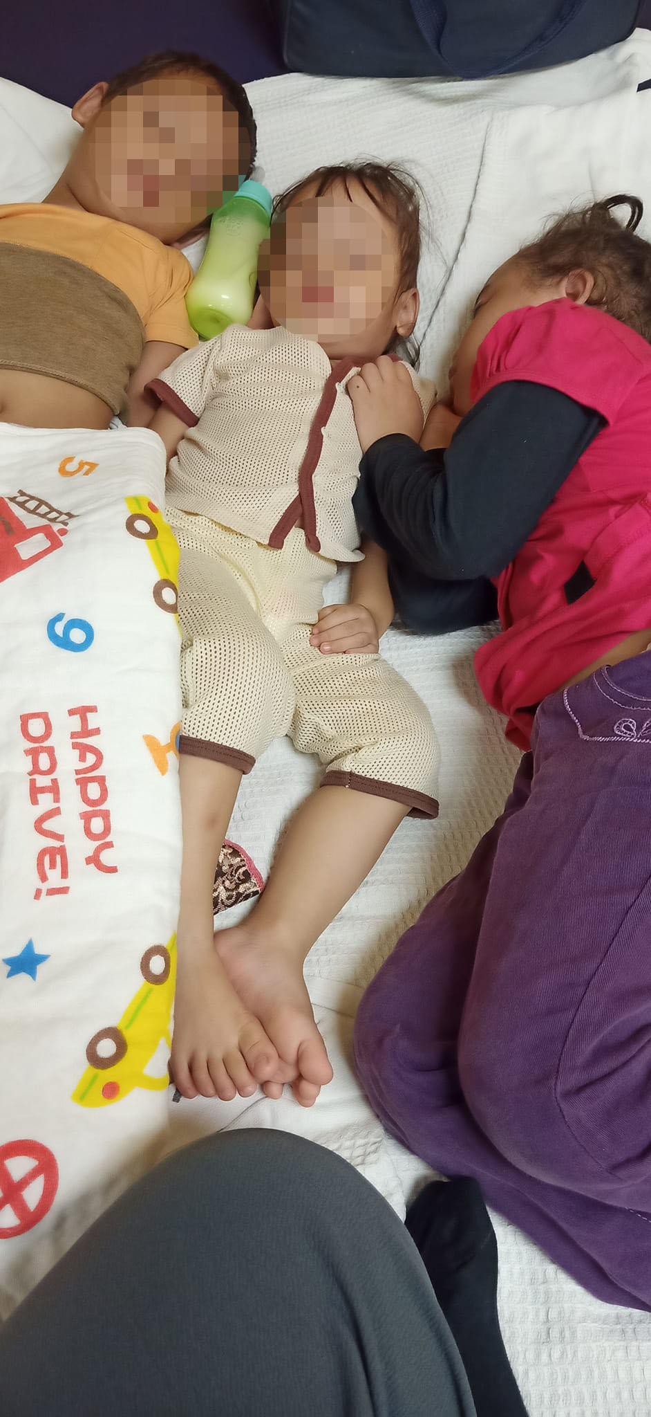 Nur Jalilah said that her children had passed out in the her car due to carbon monoxide poisoning. Image credit: Nur Jalilah Leyla