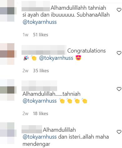 Netizens have sent the couple well-wishes over the birth of their new child conceived via IVF. Image credit: Instagram