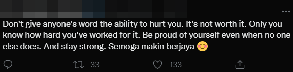Netizens have sent words of encouragement to the SPM student. Image credit: Twitter