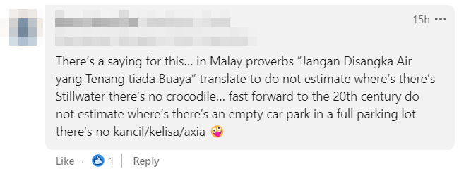 Netizens have echoed in Andrew's frustrations in encountering hidden Perodua Kancils in parking lots. Image credit: LinkedIn