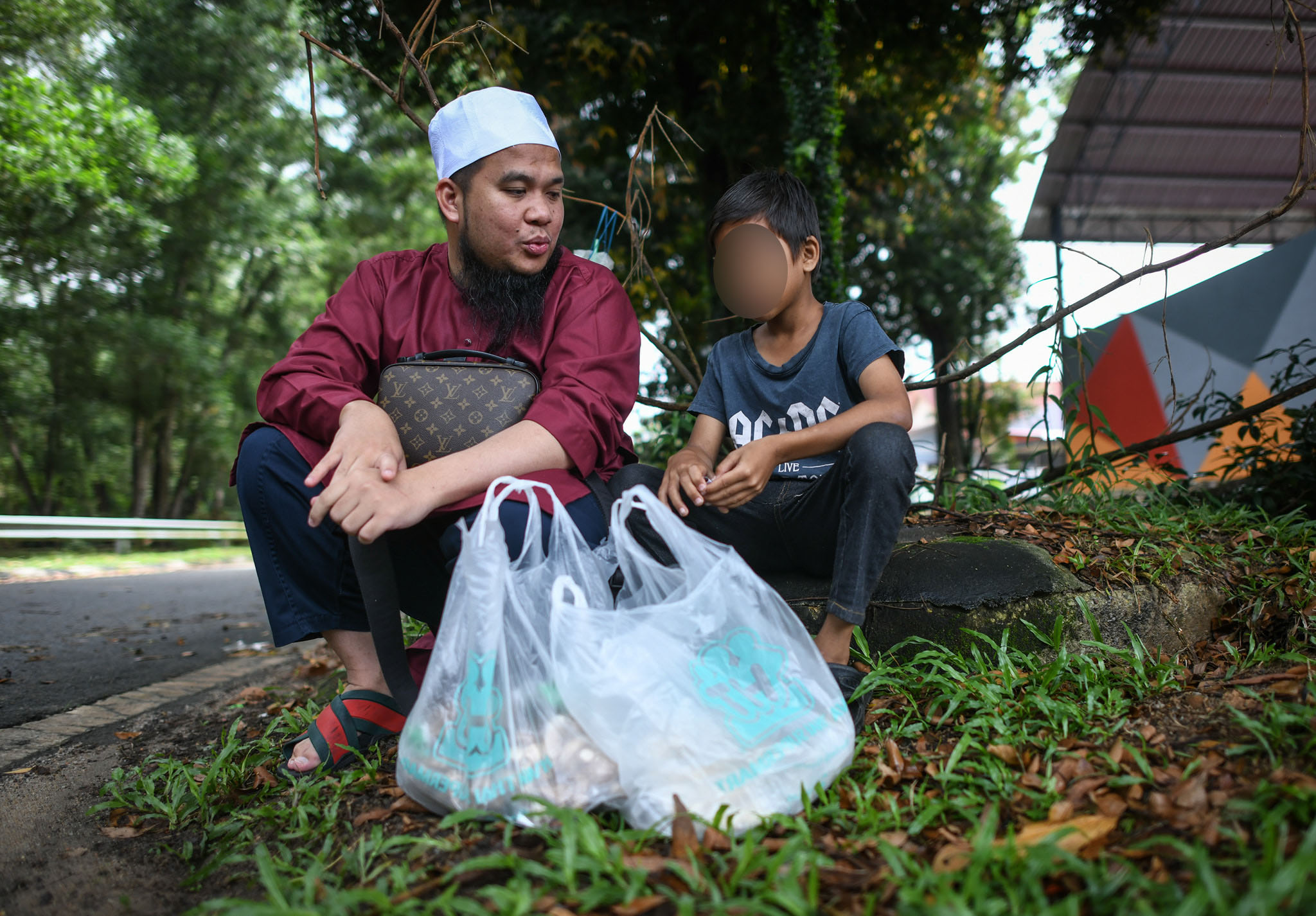 Ebit Lew has since reached out to the young boy who went viral selling mushrooms to offer aid. Image credit: Ebit Lew