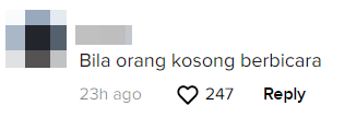 Many netizens were left puzzled by Datuk Nurulhidayah's comments. Image credit: TikTok