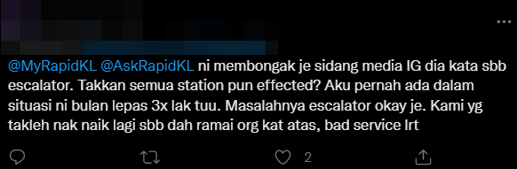 Netizens have pointed out that this isn't the first time that overcrowding issues have cropped up at LRT stations. Image credit: Twitter