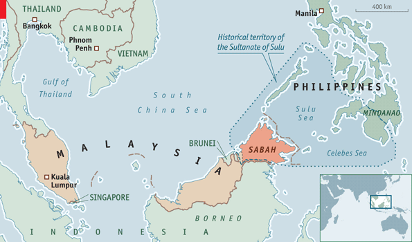 International courts have ruled that Malaysia has to pay RM62.6 billion in compensation to the heirs of the Sultan of Sulu. Source: The Economist