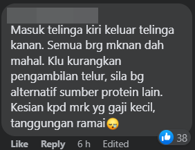 Netizens have panned KPDNHEP Melaka director Norena Jaafar's advice to consume less eggs if they found the prices to be expensive. Image credit: Facebook