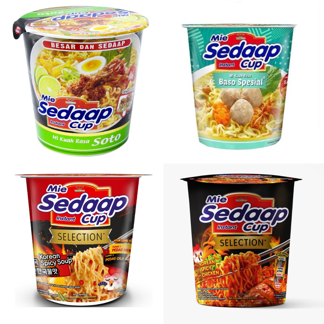 Several Mie Sedaap products were barred by Taiwanese authorities. Image credit: Shopee, BigBox Asia