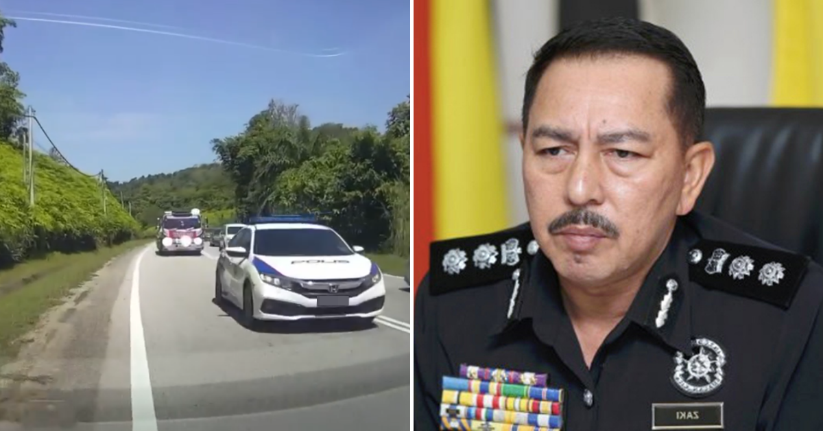 PDRM explains why onduty police escort vehicles had right of way when