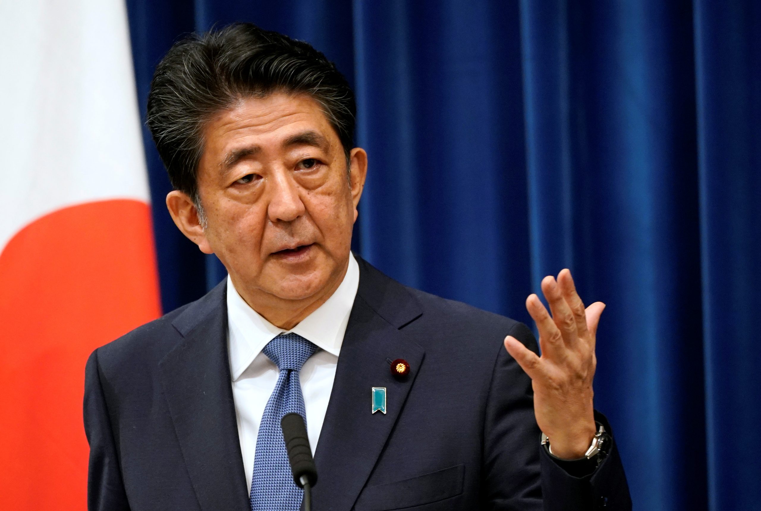 Former Japanese Prime Minister Shinzo Abe was shot during a campaign event in Nara. Image credit: Reuters