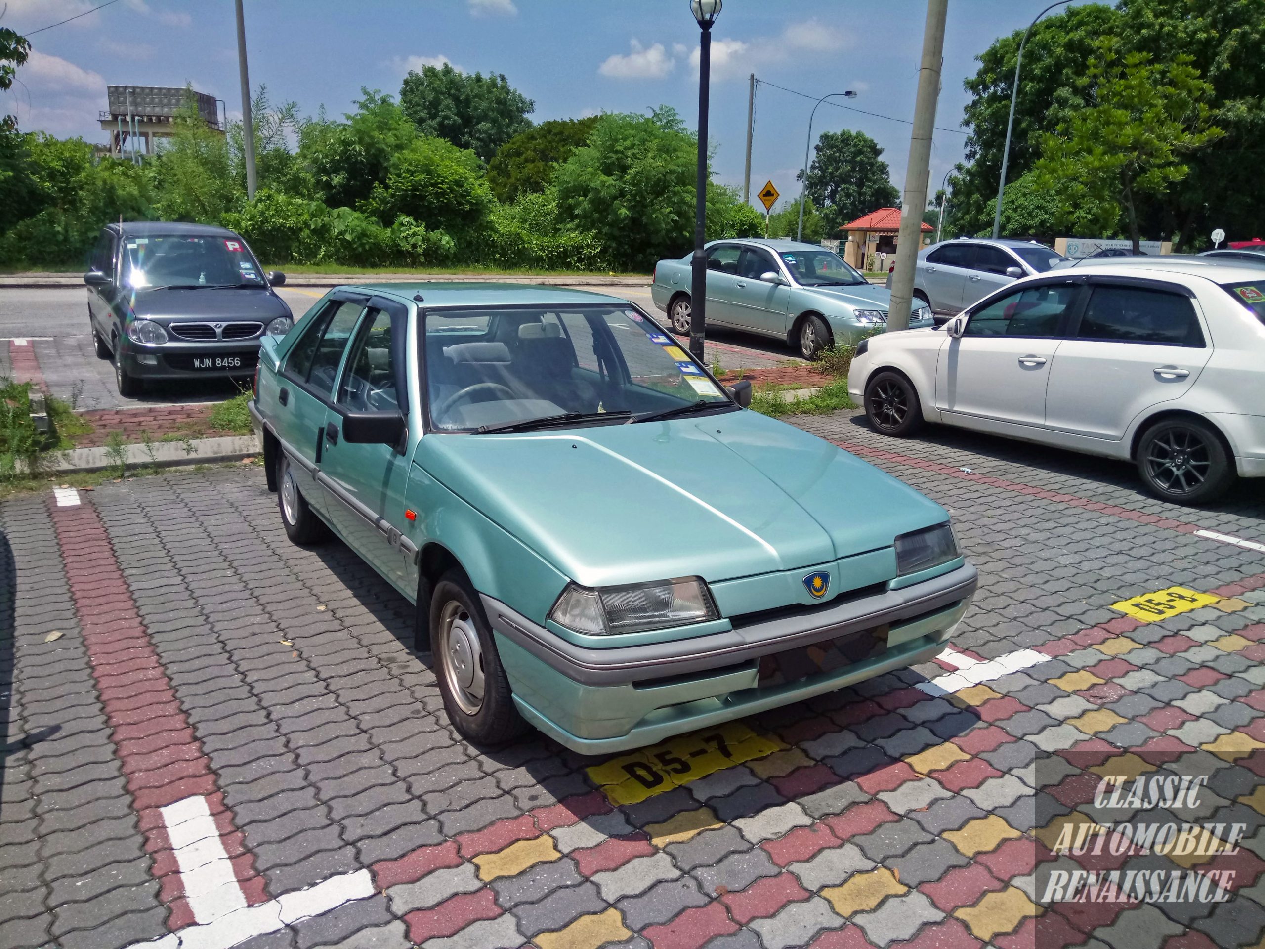 The same Proton Saga after it was repainted. Image credit: Classic Automobile Renaissance
