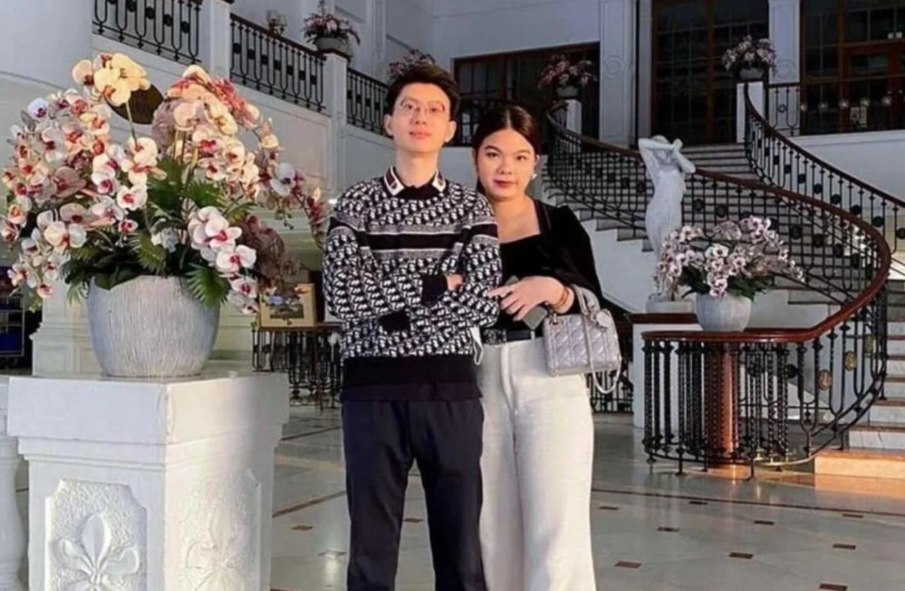 26-year-old Singaporean man Pi Jiapeng, and his 27-year-old Thai national wife, Siriwipa Pansuk, founded a luxury goods business together. Image credit: Tatler Asia