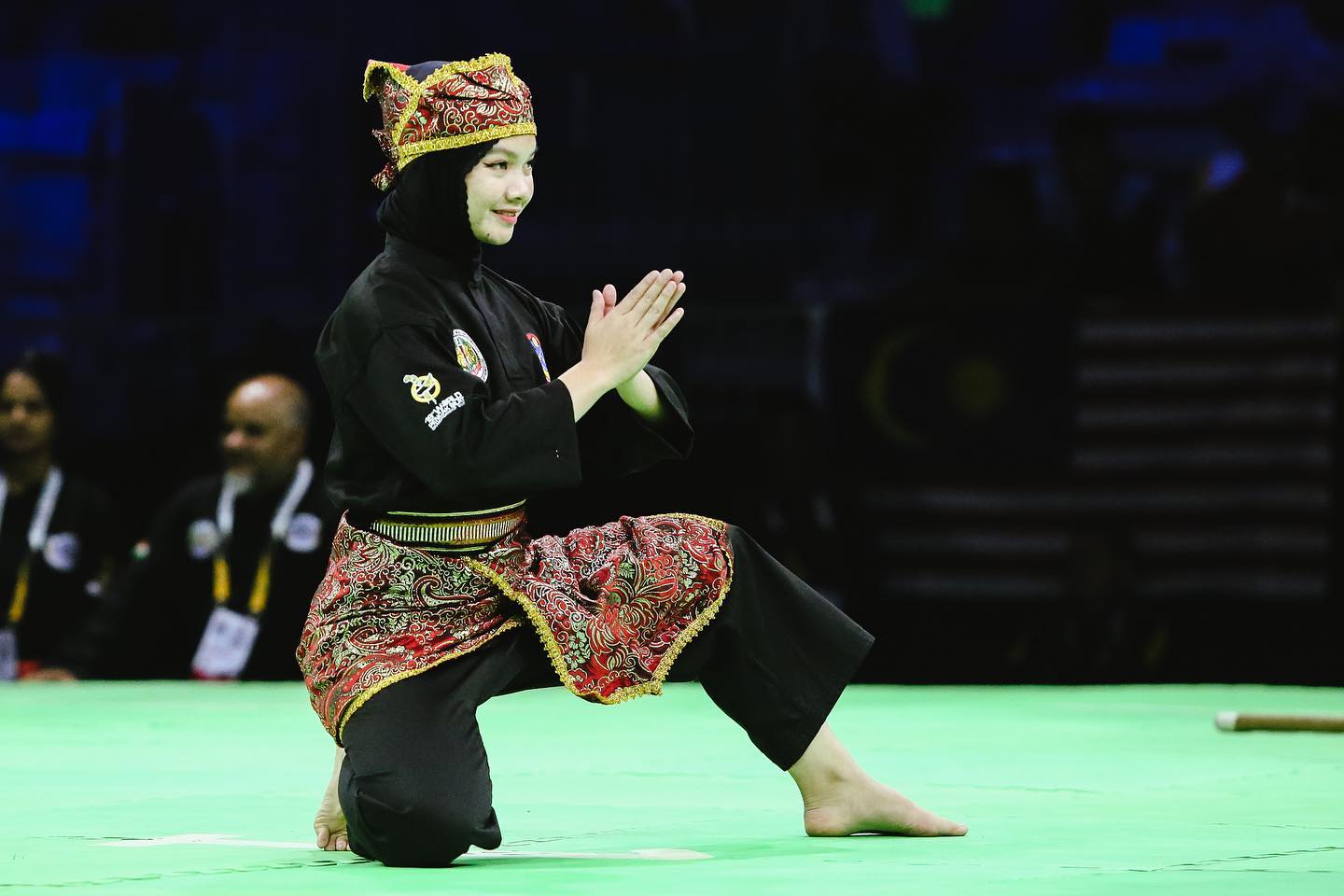 19-year-old Merrywati Manuil managed to bring home gold at the 2022 World Silat Championships. Image credit: Merrywati Manuil