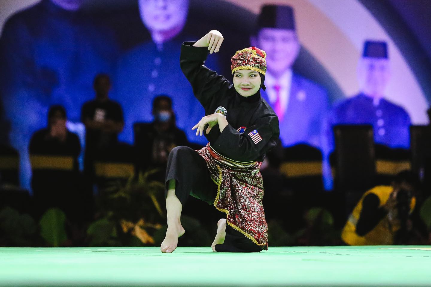 19-year-old Merrywati Manuil managed to bring home gold at the 2022 World Silat Championships. Image credit: Merrywati Manuil