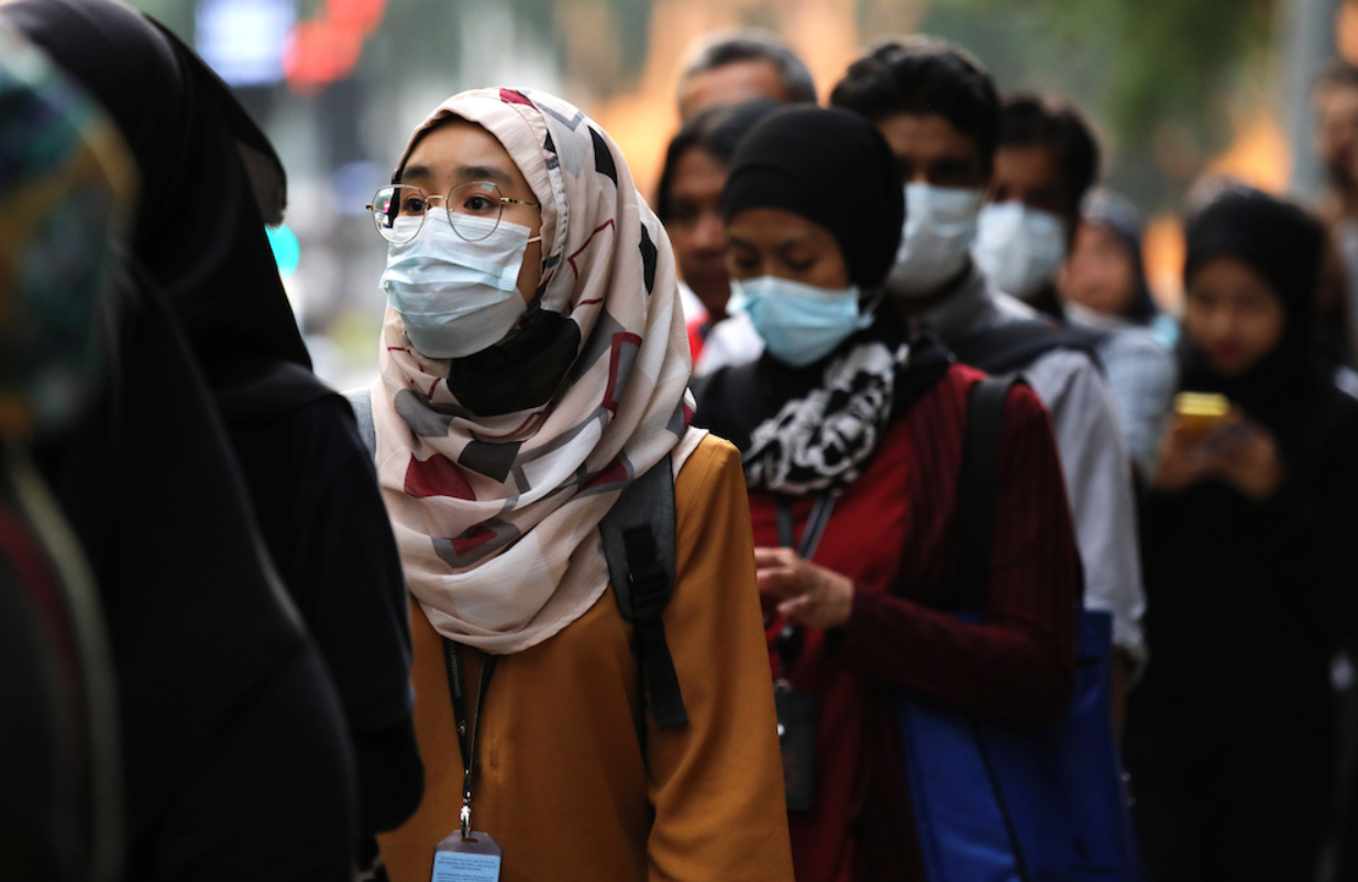 Face masks will no longer be mandatory in Malaysia. Image credit: Malay Mail