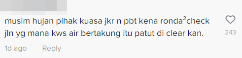 Some netizens have questioned the government's lack of initiative when it came down to roadwork maintenance. Image credit: TikTok