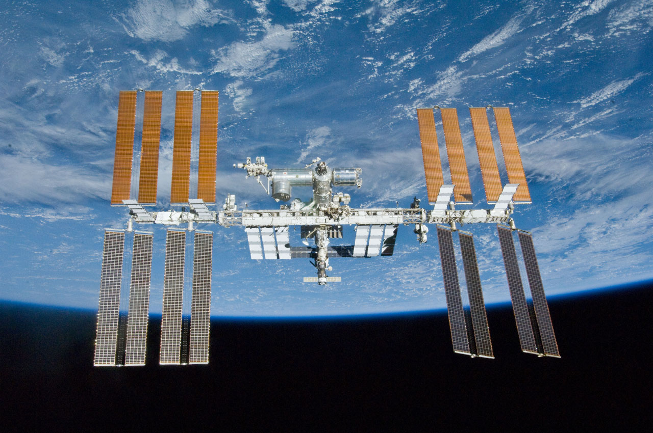 The scammer also claimed he was working on the International Space Station. Image for illustration purposes only. Image credit: NASA