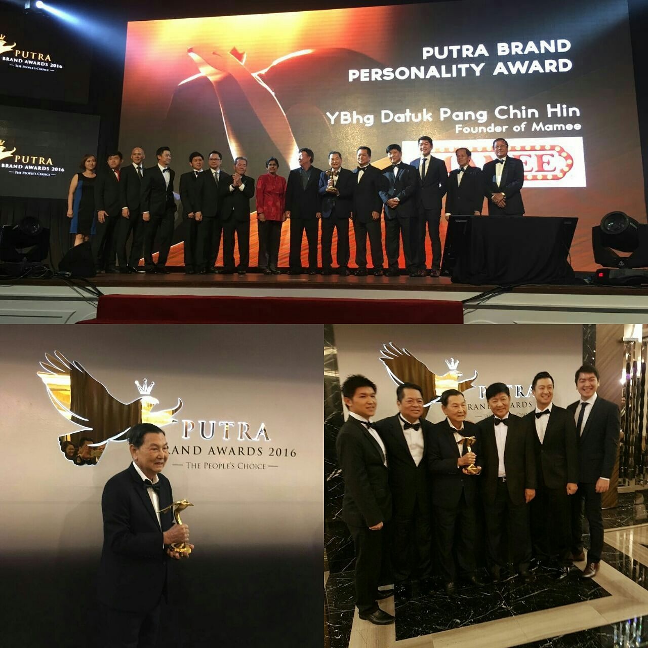 Datuk Pang was also awarded the Putra Brand Personality Award back in 2016. Image credit: MAMEE
