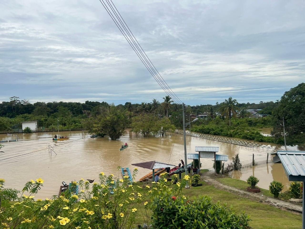 The Baram district was affected by flash floods recently. Image credit: Samudera.my
