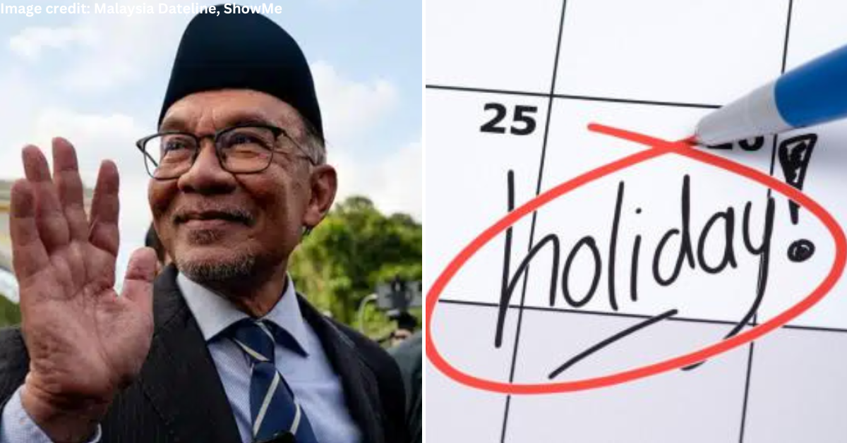 Next Monday (28/11) declared as public holiday by Prime Minister Anwar ...