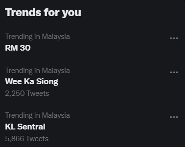 'Wee Ka Siong' is now a trending topic on Twitter after the LRT station closures. Image credit: Twitter