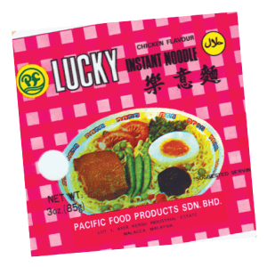 The company's first product, Lucky Instant Noodles & Vermicelli. Image credit: MAMEE