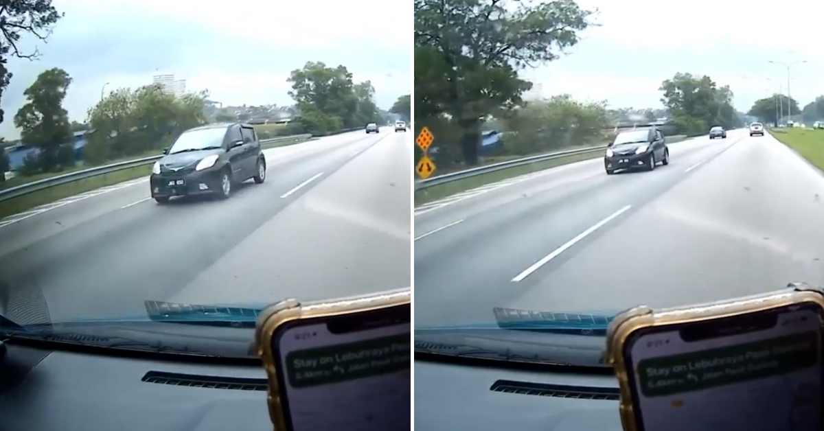 The King strikes again! Perodua Myvi spotted driving in reverse on ...