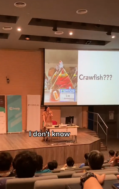 She also points out that crawfish isn't a form of seafood typically consumed in Japan, but was curious to try it. Image credit: durianator