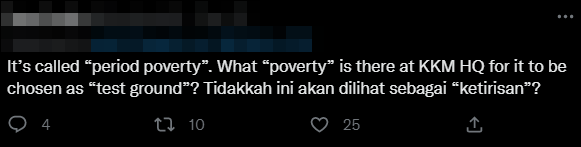 Netizens have panned Health Minister Dr Zaliha Mustafa's initiative to combat period poverty. Image credit: Astro Awani via Twitter